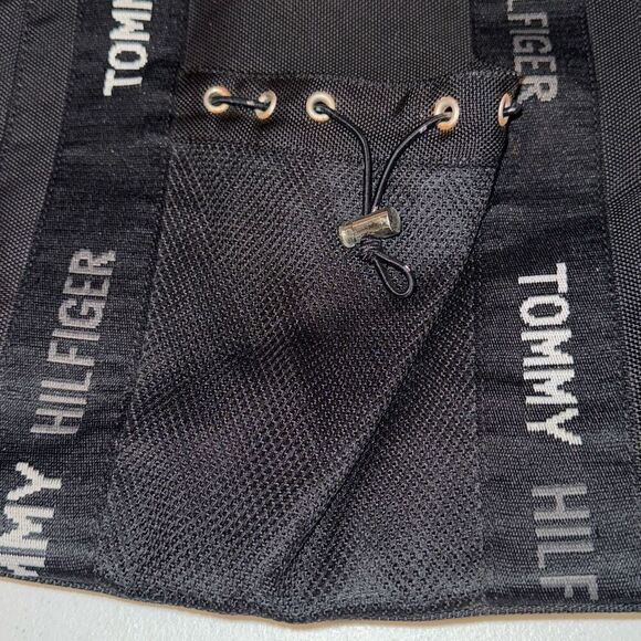 Tommy Hilfiger Black Canvas Tote Bag - Picture 3 of 15